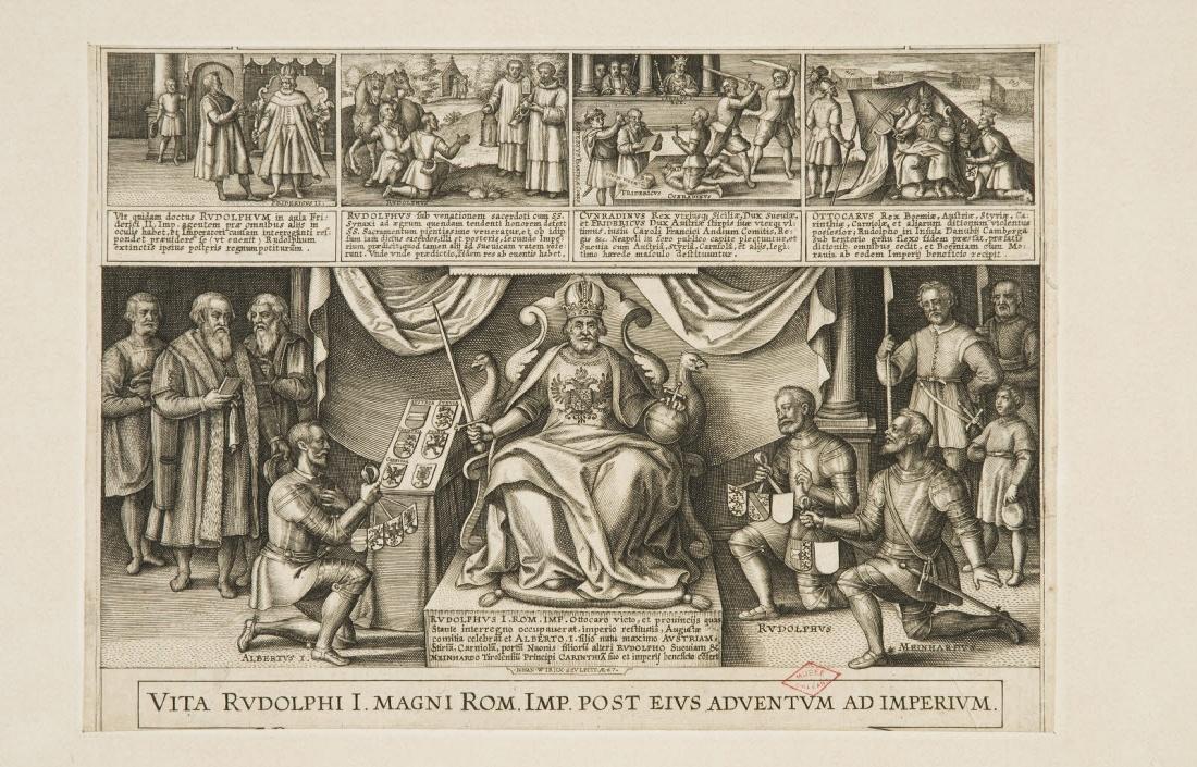 Vie de l'empereur Rodolphe Ier, Johan Wierix, 1500-1599