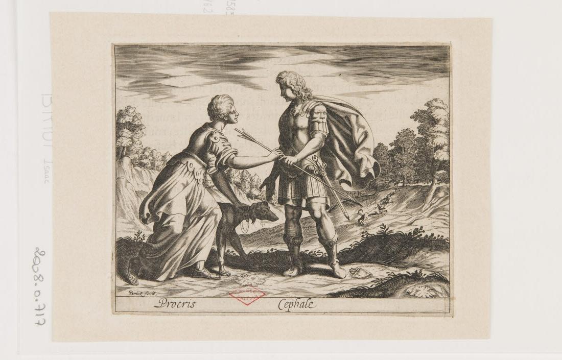 Céphale et Procris, Isaac Briot, 1600-1699