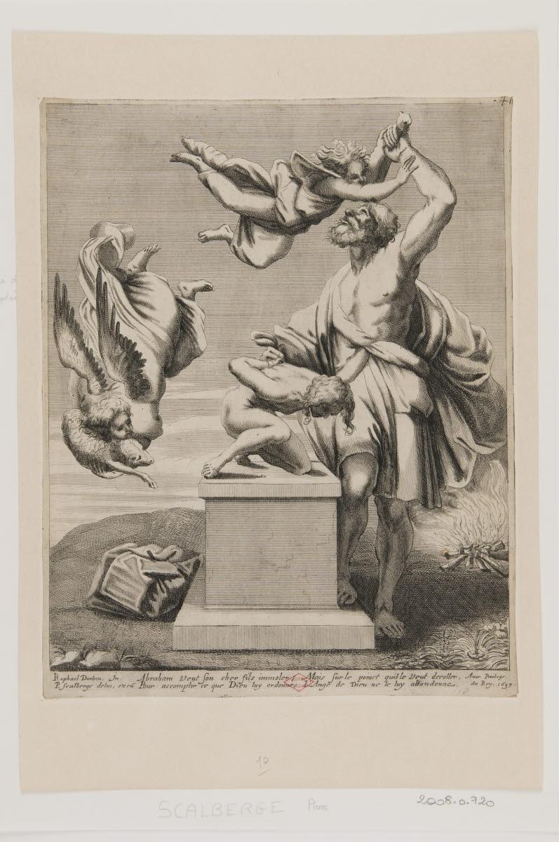 Le Sacrifice d'Abraham, Raffaello Santi, 1625-1649