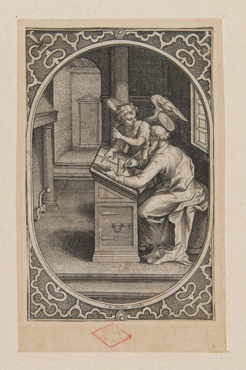 Saint Matthieu et l'ange, Karel van Mallery, 1600-1699
