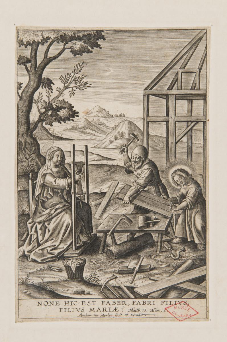 La Sainte famille au travail, 1600-1699