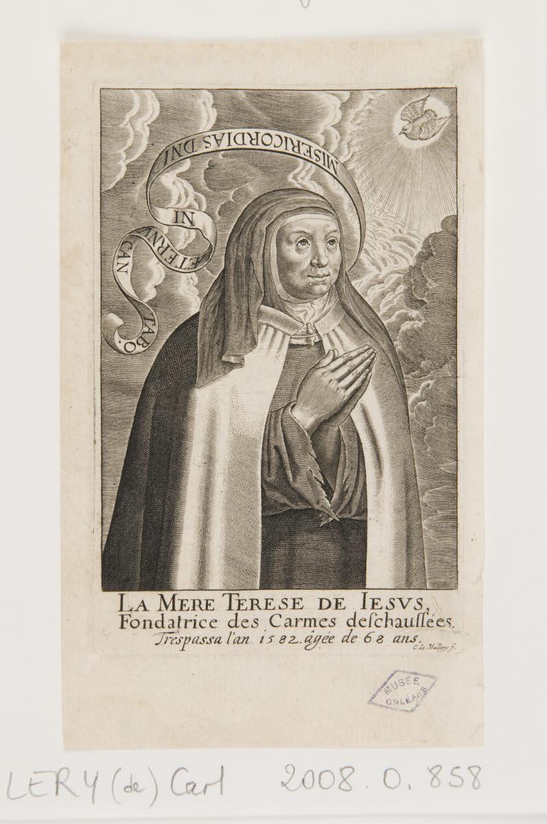 La Mère Thérèse de Jésus (sainte Thérèse d'Avila), Karel van Mallery, 1600-1699