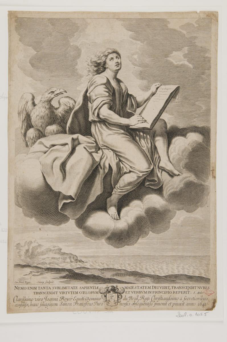 Saint Jean l'évangéliste, Jean Couvay, 1600-1699