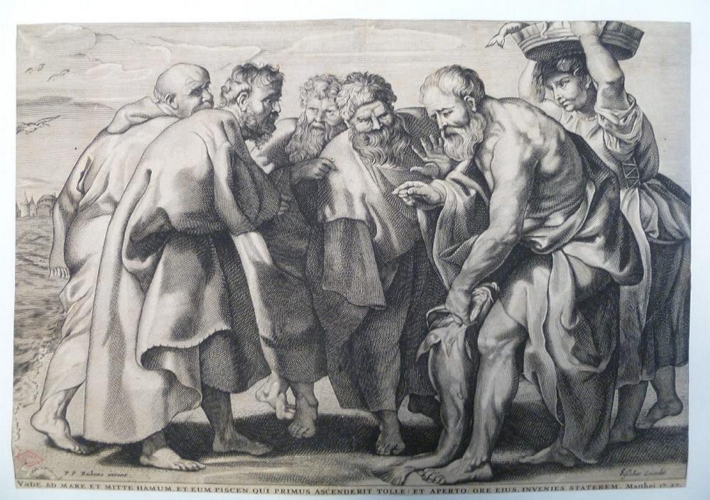 La pêche pour payer le tribut, Petrus Paulus Rubens, 1600-1699