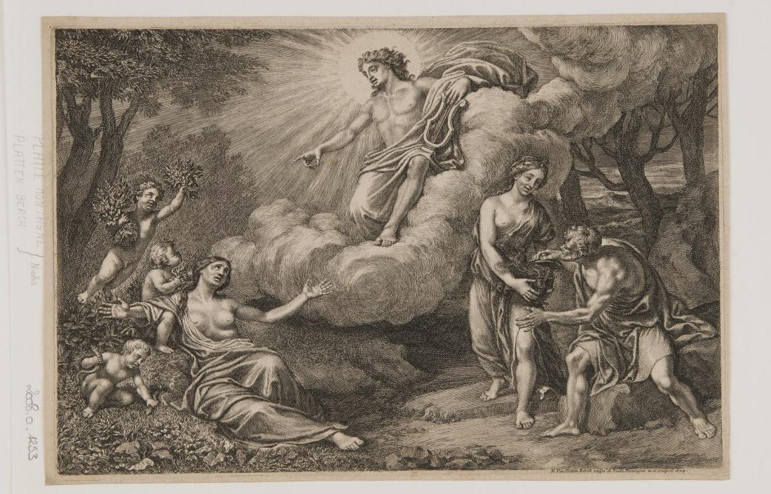 Apollon à la lyre sur une nuée, Николя де Платтемонтань, 1675-1699