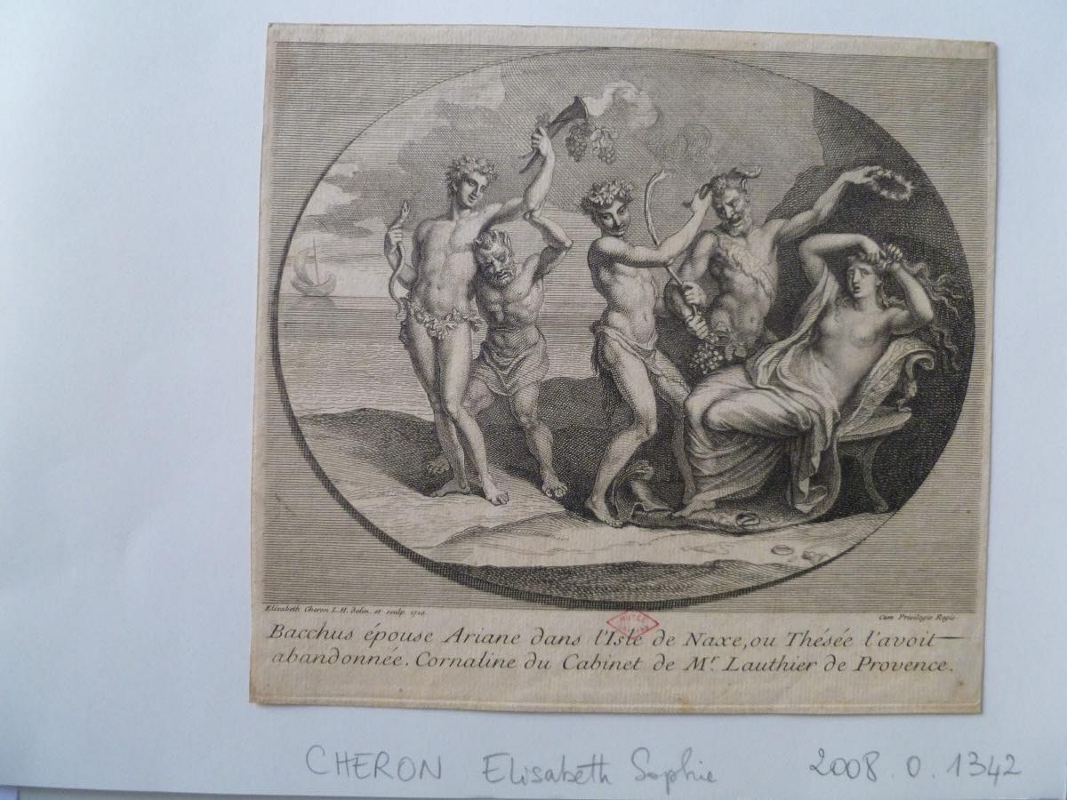 Bacchus et Ariane, Elisabeth Sophie Cheron, 1700-1724