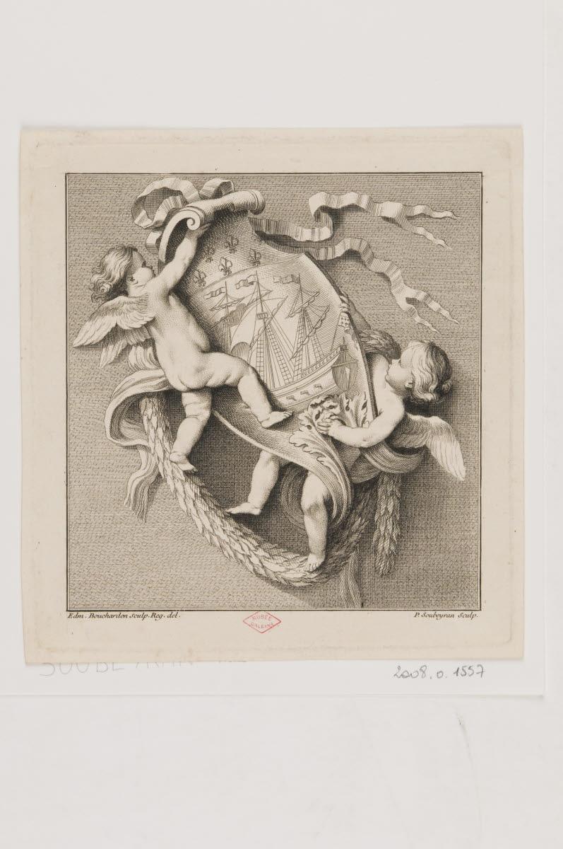 Armes de la ville de Paris, Edmé Bouchardon, 1700-1799