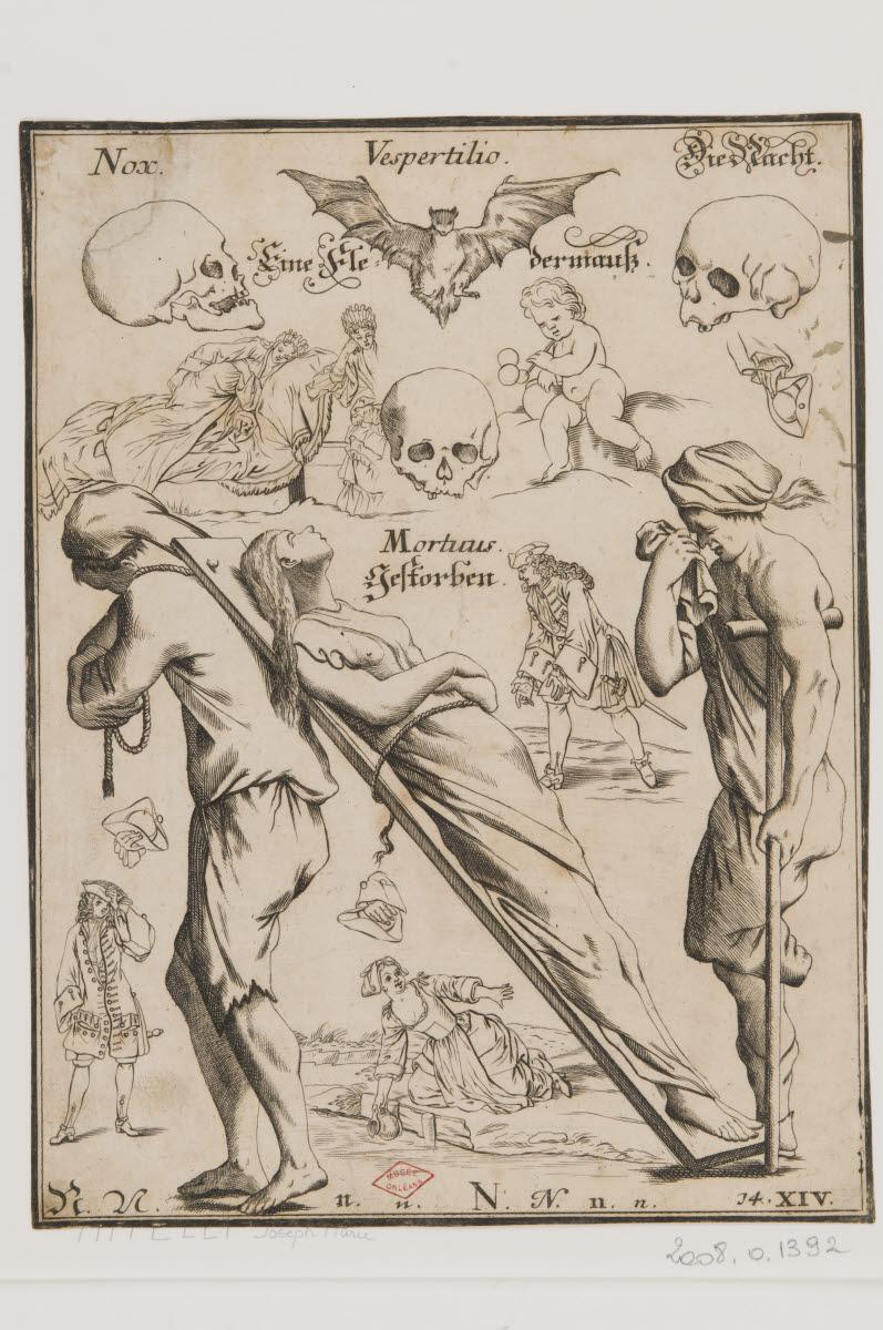 Lettre N, Giuseppe Maria Mitelli, 1600-1699
