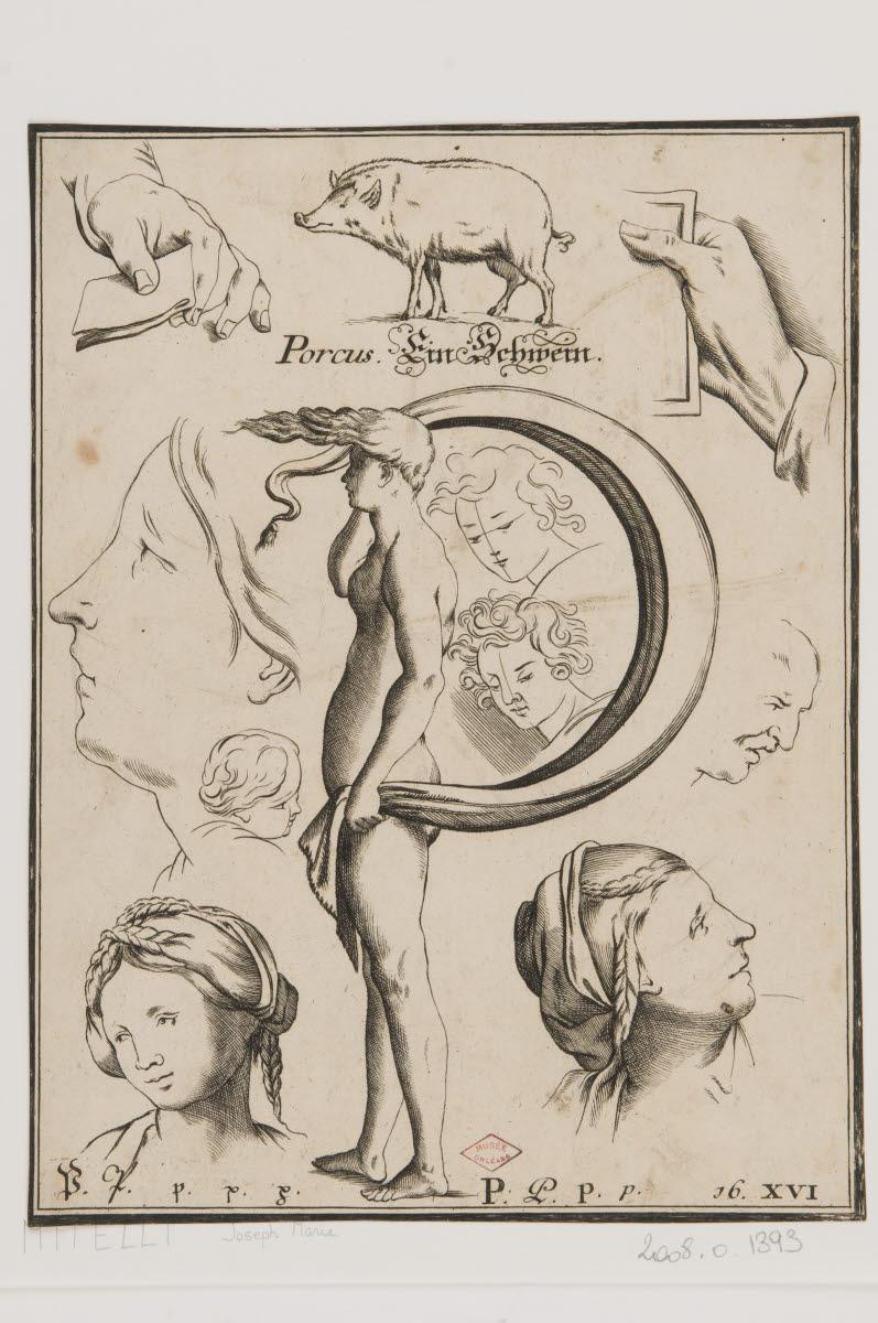 Lettre P, Giuseppe Maria Mitelli, 1600-1699