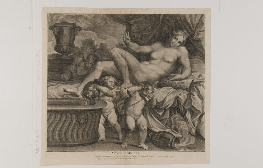 Vénus couchée, Giovanni Girolamo Frezza, 1600-1699