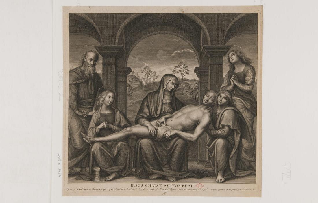 Jésus Christ au tombeau, Le Perugin, 1700-1799