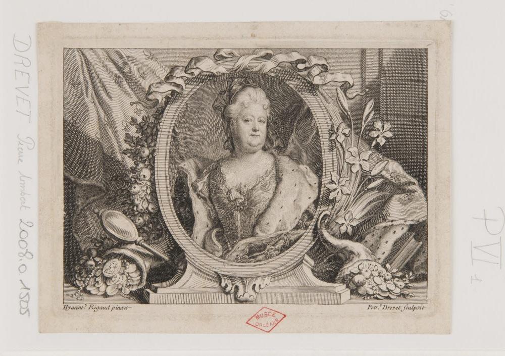 Elisabeth-Charlotte, duchesse d'Orléans, Pierre Imbert Drevet, 1700-1799