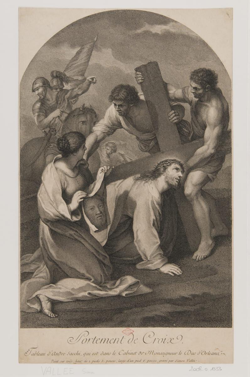 Portement de croix, Andrea Sacchi, 1700-1799