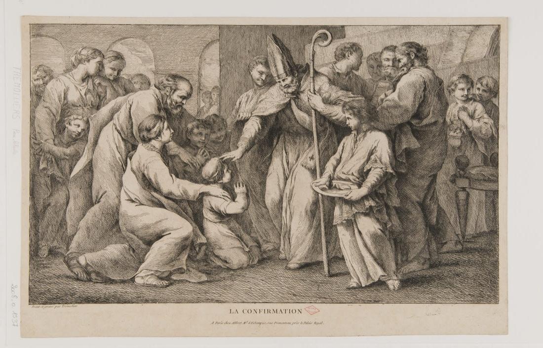 La Confirmation, Пьер Шарль Тремольер, 1700-1799