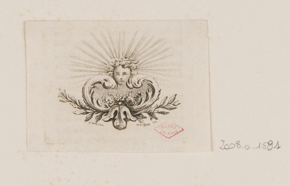 Mascaron au soleil, Jean-Baptiste Marie Pierre, 1700-1799