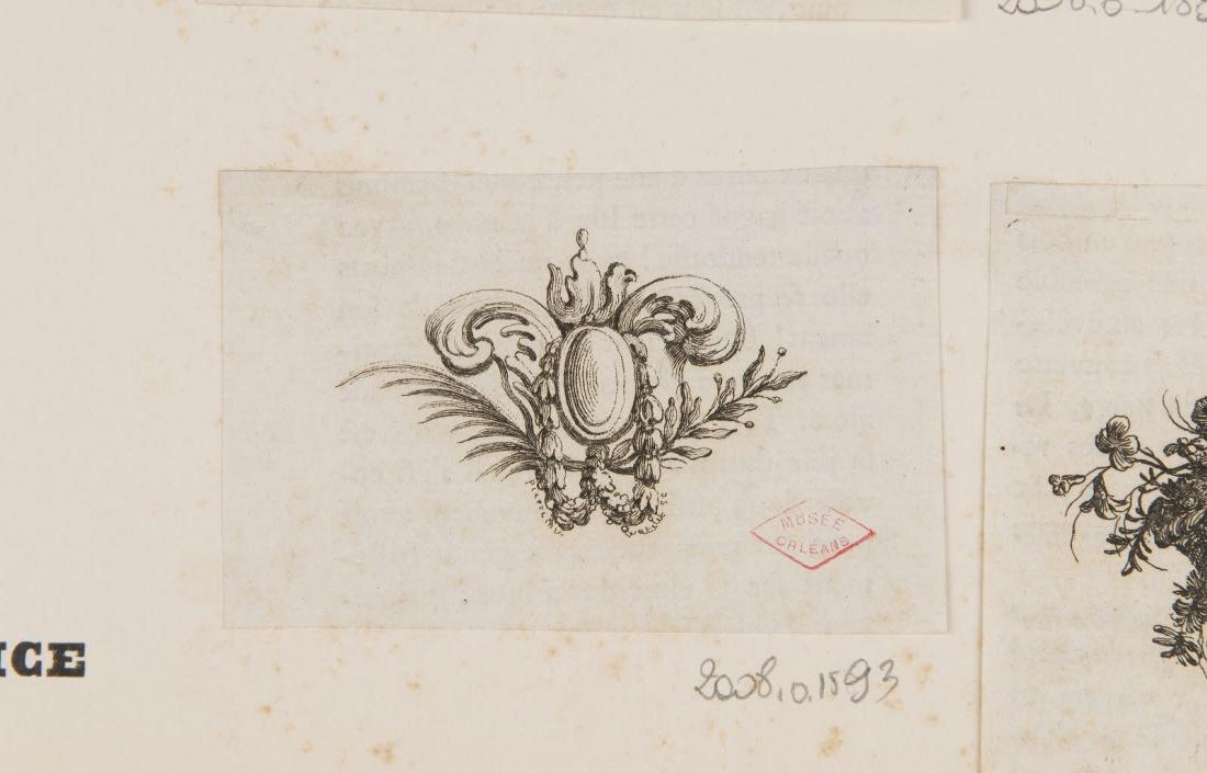 Rinceaux, guirlandes et palmes, Jean-Baptiste Marie Pierre, 1700-1799