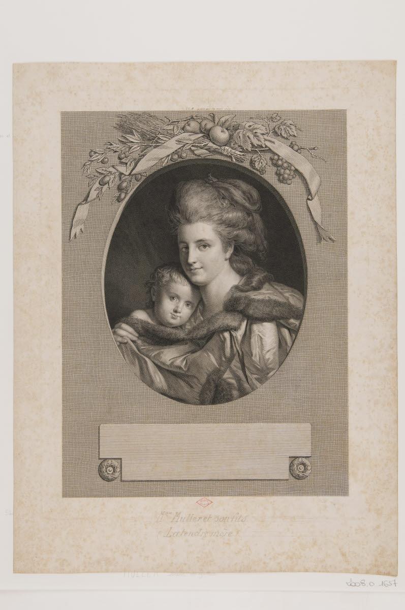 Madame Muller et son fils, Johann Sebastian Müller, 1700-1799