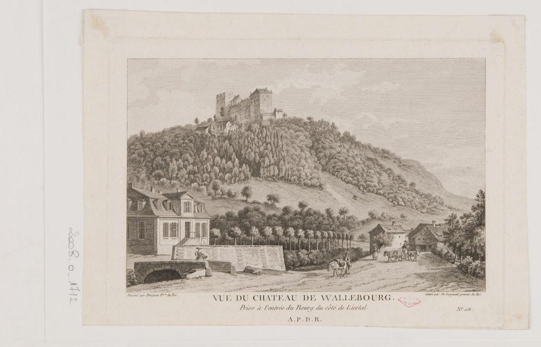 Vue du château de Wallebourg, Joseph de Longueil, 1700-1799