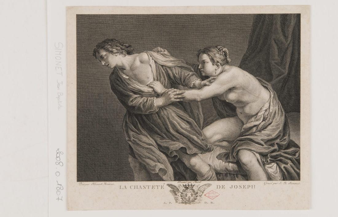 La Chasteté de Joseph, Antoine Borel, 1700-1799