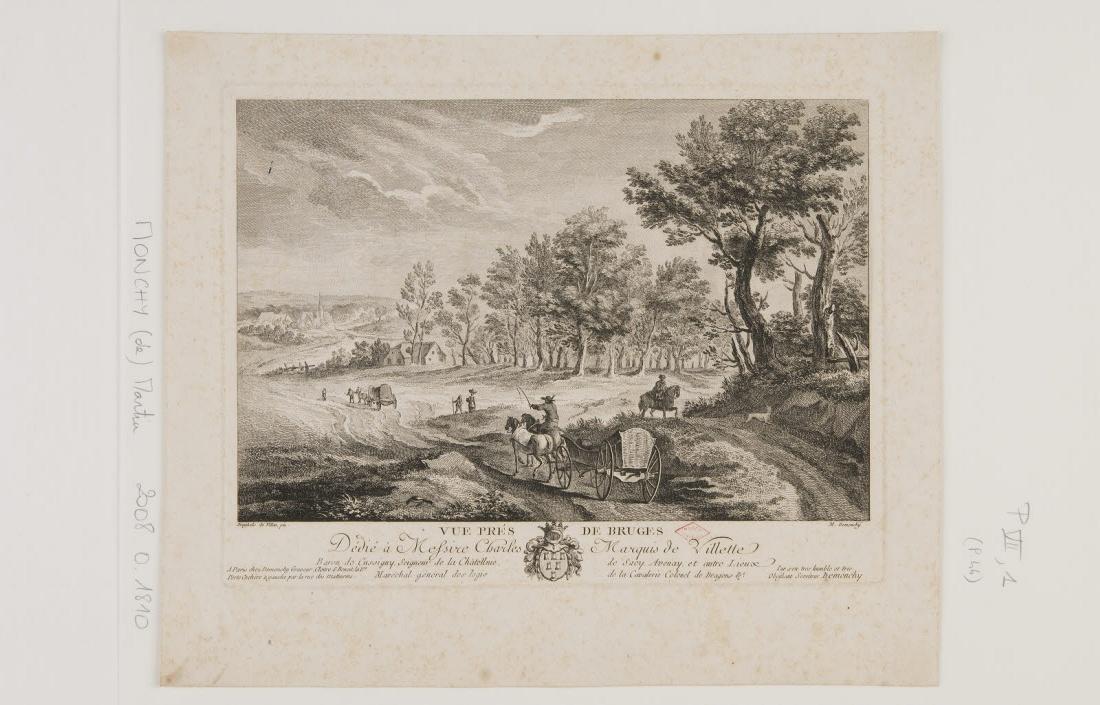 Vue près de Bruges, Jan I Brueghel, 1700-1799