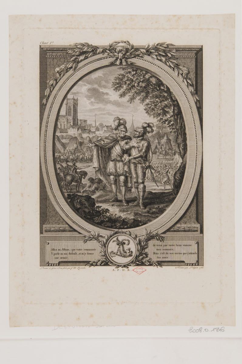 Henri IV et un homme en armure, Jean Louis Delignon, 1775-1799