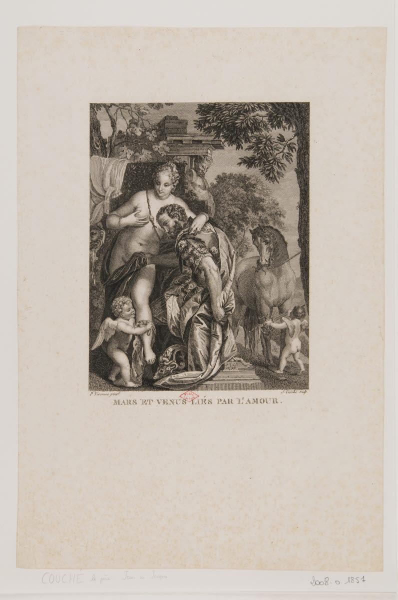 Mars et Vénus liés par l'amour, Véronèse, 1700-1799