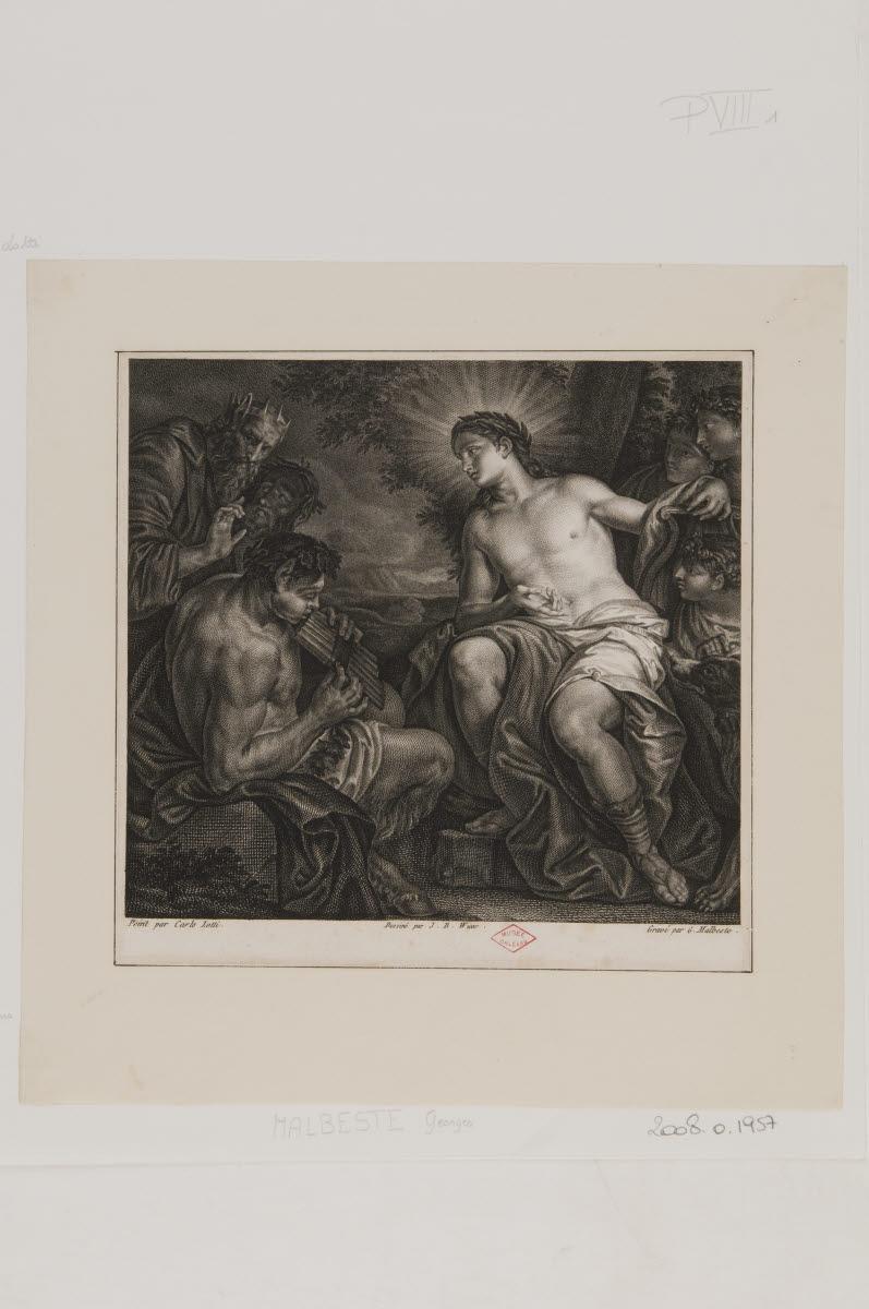 Le Jugement de Midas, Johann Carl Loth, 1700-1799