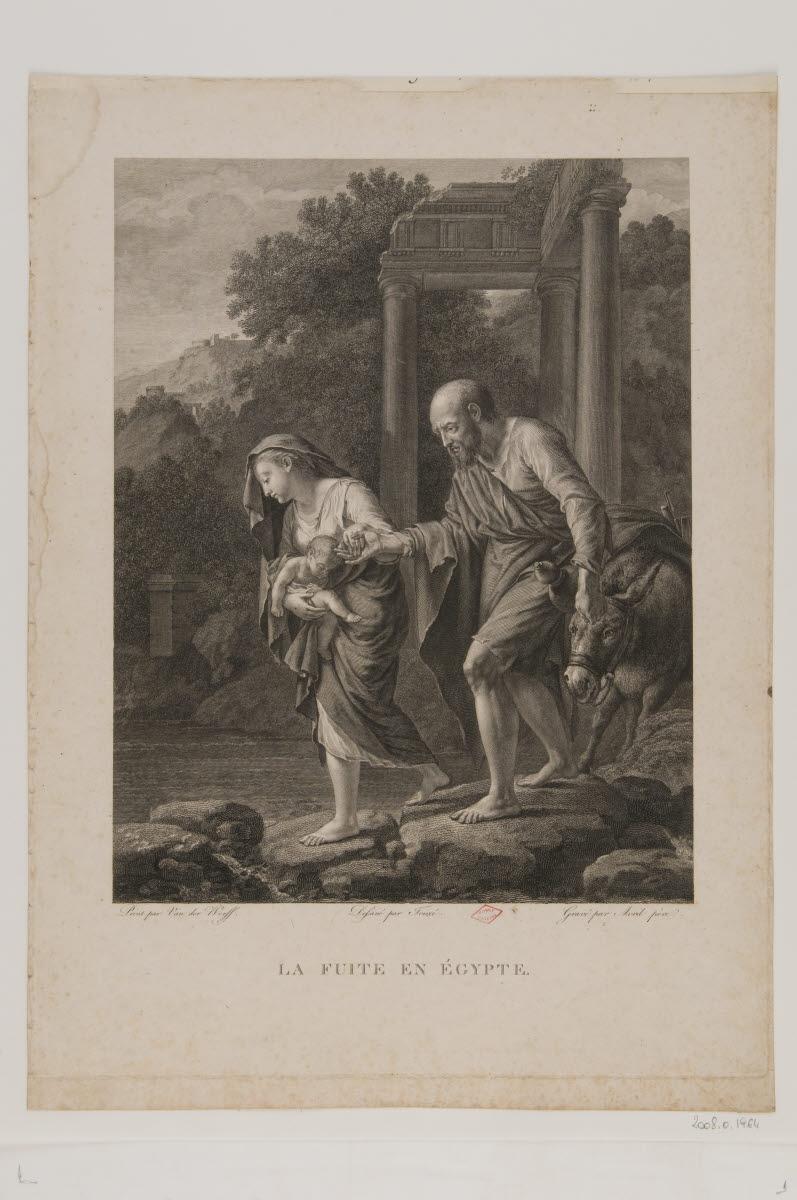 La Fuite en Egypte, Jean-Jacques Avril, 1800-1899