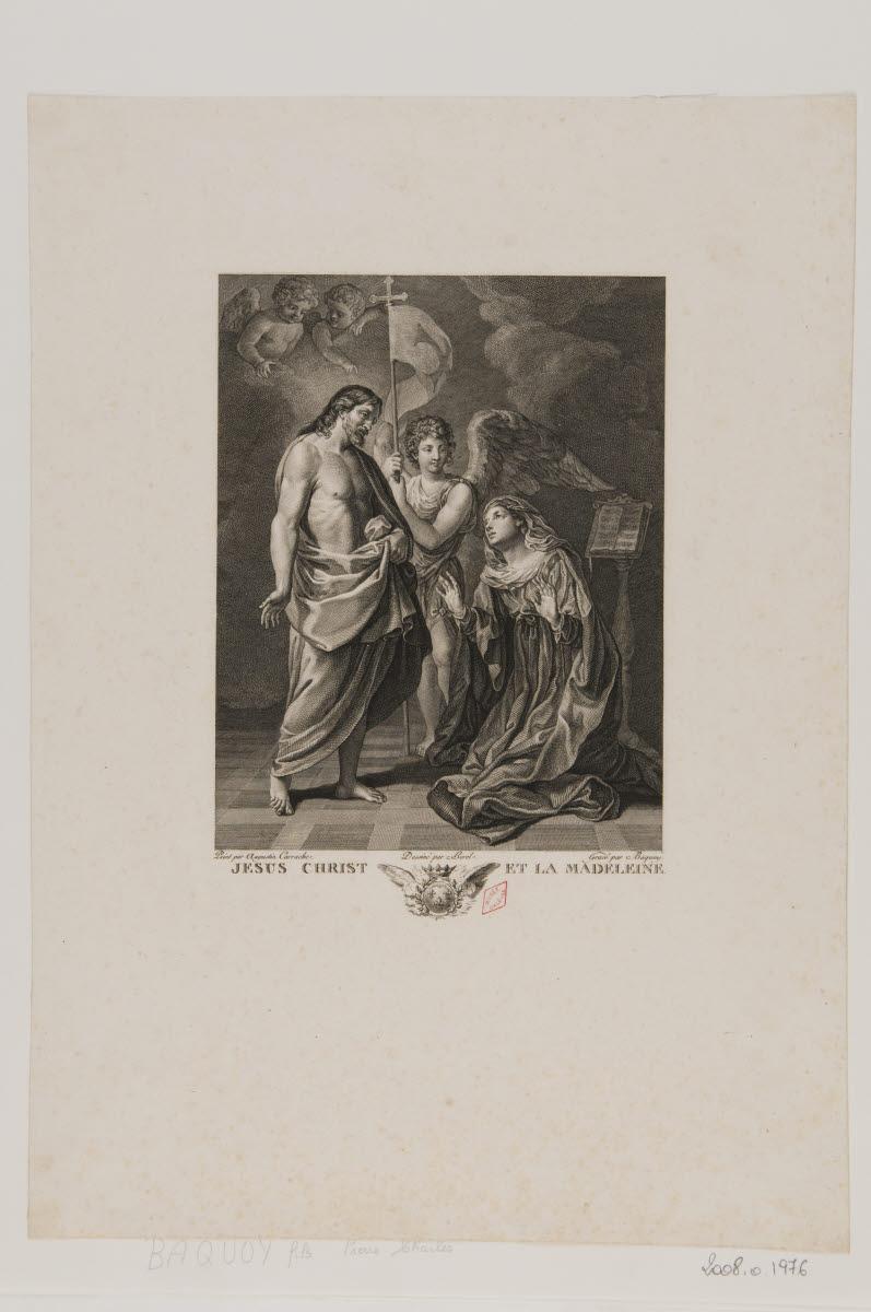 Jésus Christ et la Madeleine, Jean-Charles Baquoy, 1700-1799