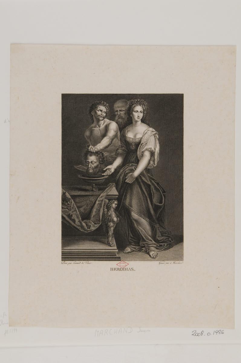 Hérodias, Jacques Marchand, 1700-1799