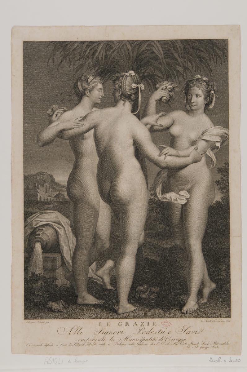 Les Trois Grâces, Giuseppe Asioli, 1800-1824