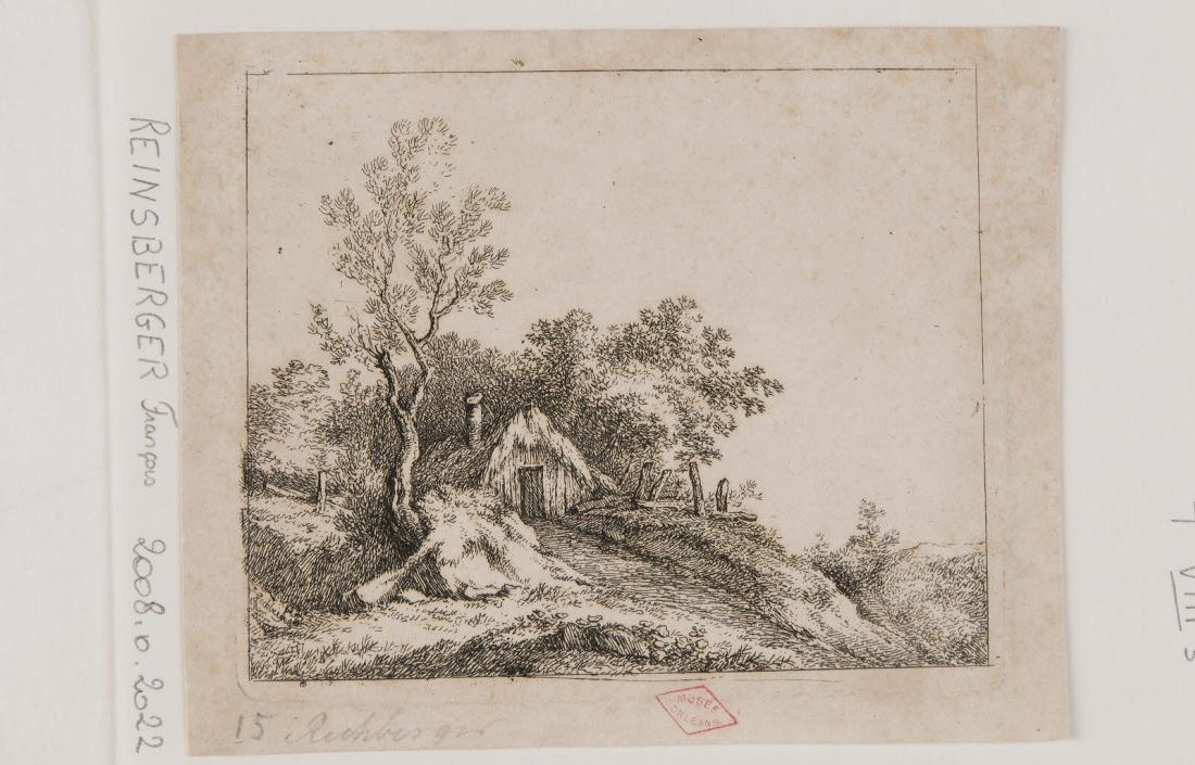 Paysage avec une chaumière, Franz Rechberger, 1700-1799