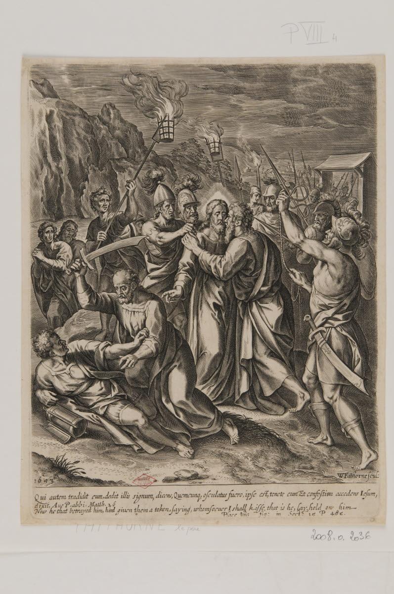 L'Arrestation du Christ, William l'Ancien Faithorne, 1650-1674
