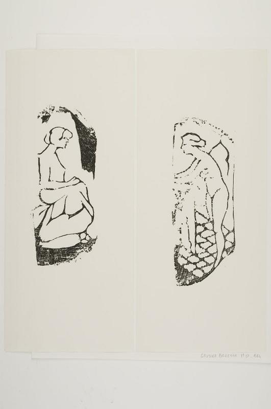 Femme assise de profil, Henri Gaudier-Brzeska, 1900-1915