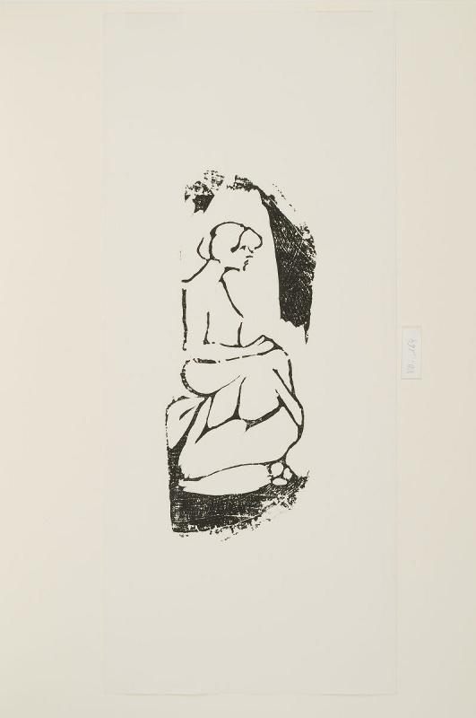 Femme assise de profil, Henri Gaudier-Brzeska, 1900-1915