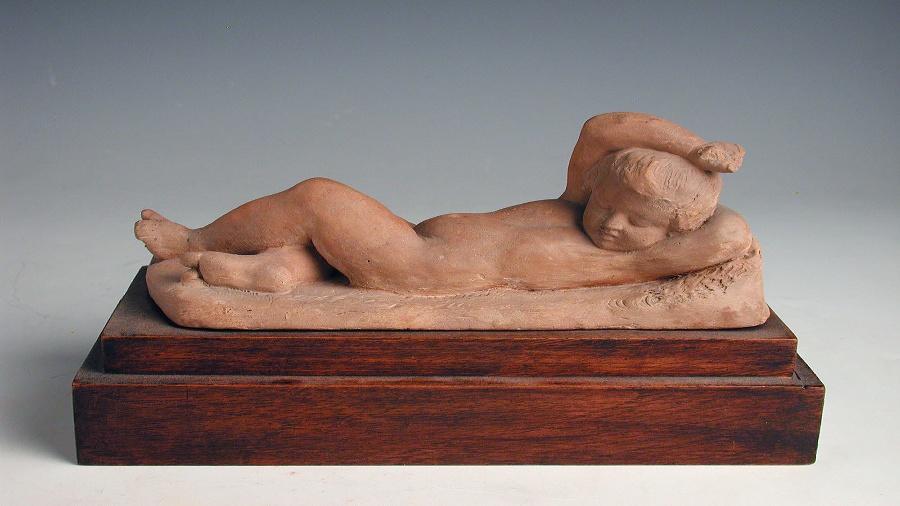 Enfant endormi, Henry de Triqueti, 1820-1874