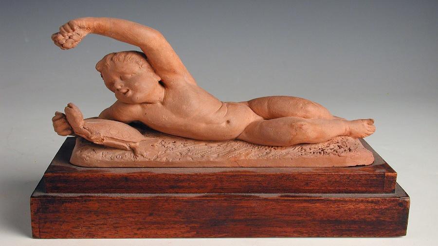 L'enfant à la tortue, Henry de Triqueti, 1820-1874