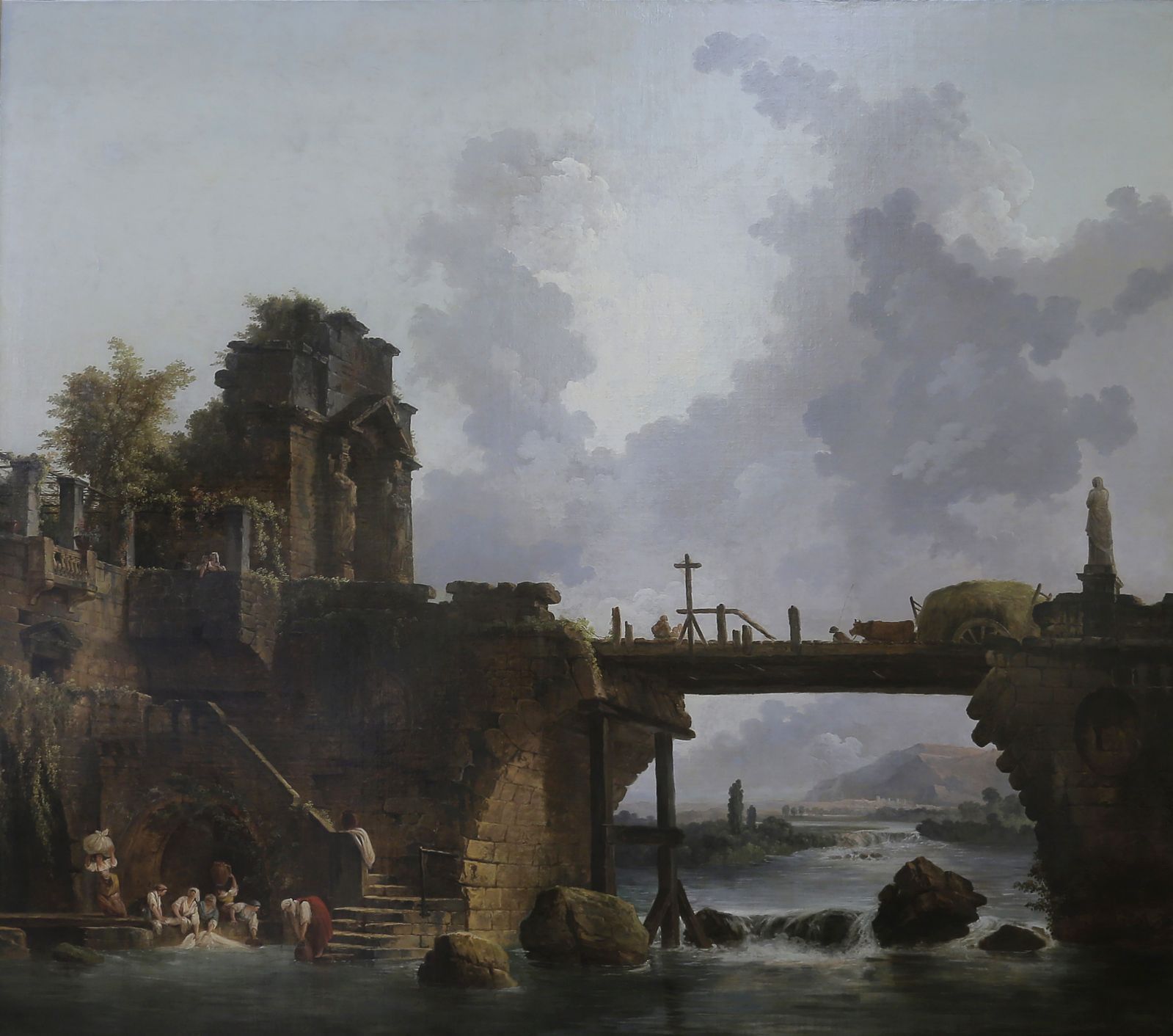 Pont romain ; Ruines d'un pont romain (titre ancien) _0
