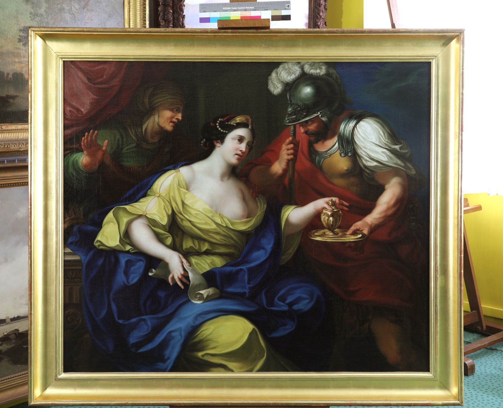 Sophonisbe, fille d'Asdrubal, femme de Siphax et ensuite de Massinissa, reçoit le poison que lui envoie ce dernier pour la soustraire à l'esclavage des Romains_1