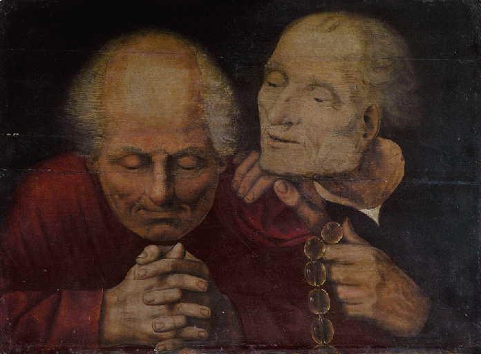 Vieillards en prière, Quentin Metsys, 16e siècle