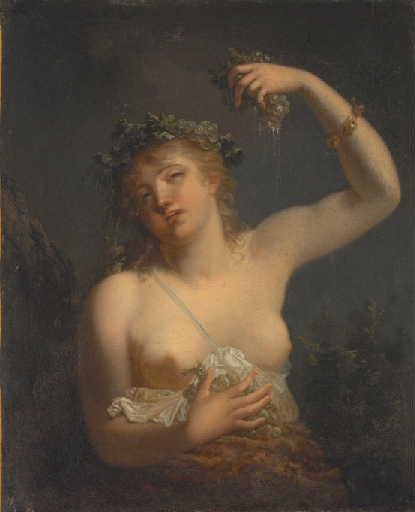 Bacchante, Jacques Antoine Vallin, 1ère moitié 19e siècle