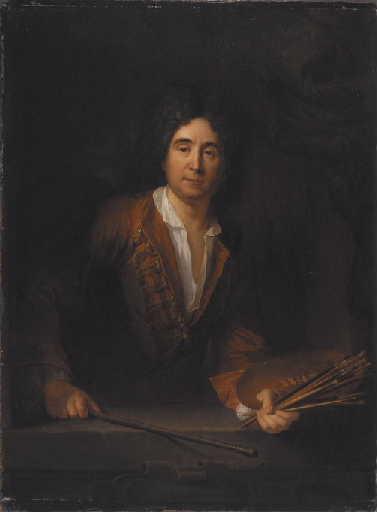 Portrait d'homme (Autoportrait ?), François de Troy, 1er quart 18e siècle