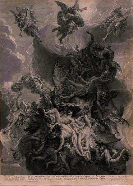 Saint Michel combattant les démons ; La Chute des anges rebelles (autre titre)_0