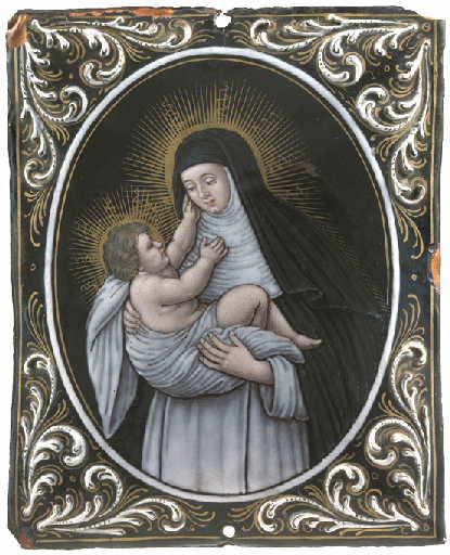 Sainte Rose de Lima ; Sainte Catherine ; Vierge à l'enfant (Attribution faite dans le testament de Charles Picot (n° 34))_0