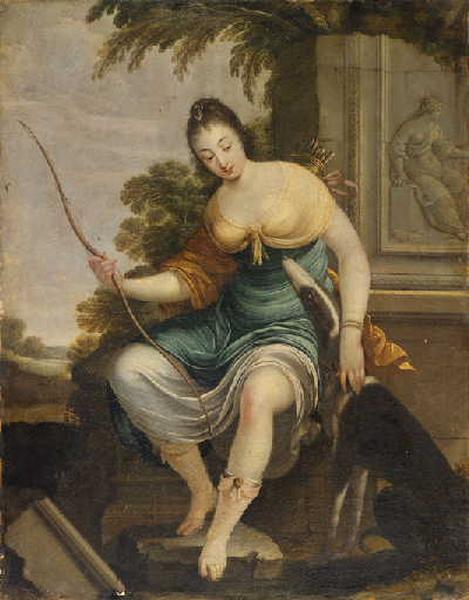 La comtesse de Beauvais en Diane chasseresse_0