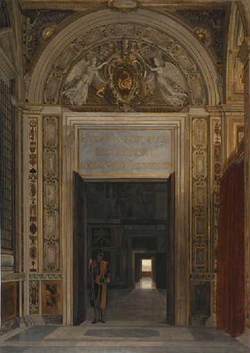 Entrée des appartements du Pape_0