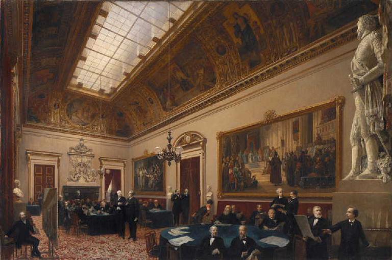 La salle des conférences à la Chambre des députés, Victor Navlet, 1885-1888