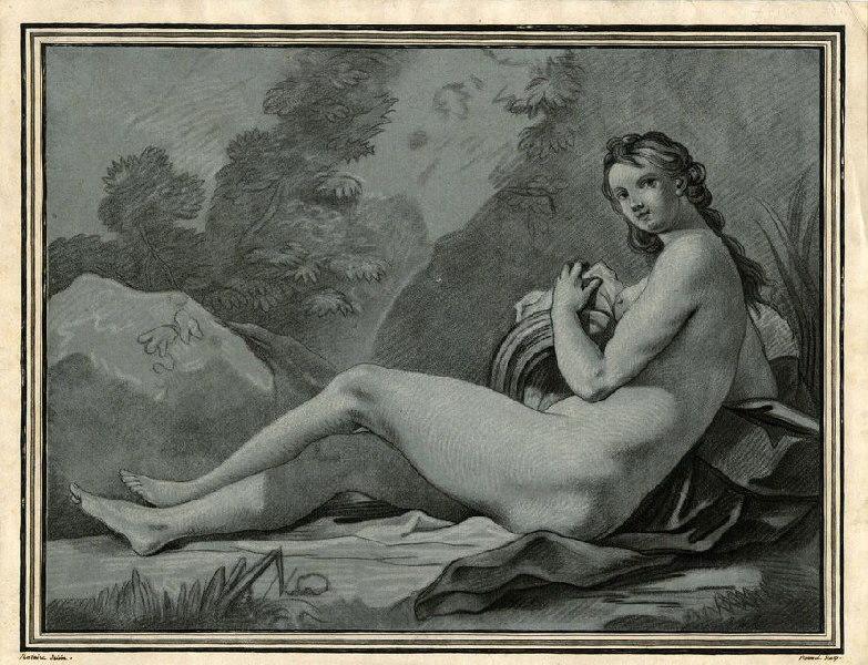 Nymphe, Louis Marin Bonnet, 18e siècle