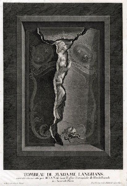 Tombeau de Madame Langhans, Christian von Mechel, 2e moitié 18e siècle