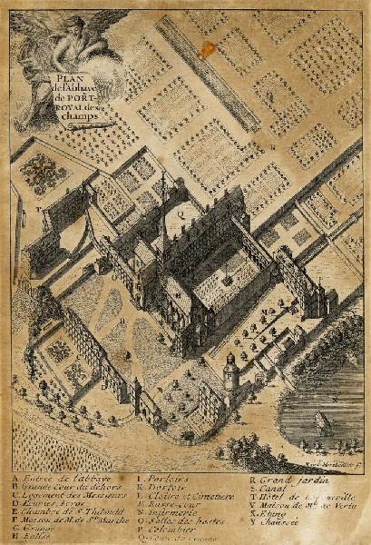 Plan de l'abbaye de Port-Royal des Champs_0